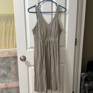 Old Navy Taupe Midi Dress